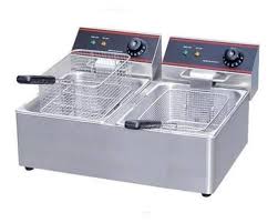 12L Double Deep Fryer with Commercial Chips Cutter for Restaurants, Food Stalls, and Fast Food Businesses – Power Packed Dual Frying Set for Fast, Efficient, Professional Results