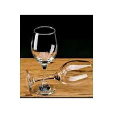 Nice One Wine Glasses 6Pcs Red Wine Glass with Distinctive Modern Shape and Flat Bottom, Luxurious Design for Bar and Kitchen Display