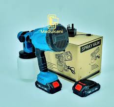 Toolmax Makita Style Cordless Paint Sprayer for Walls, Furniture and DIY, Powerful Battery-Powered HVLP Sprayer for Smooth Even Finishes, Portable Cord-Free Painting Tool for Home and Professional Use