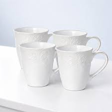 6Pcs Ceramic Mugs Set – Simple Classy Everyday Coffee & Tea Mugs, Elegant Durable Drinkware Combo for Home, Kitchen, Office & Hot Chocolate