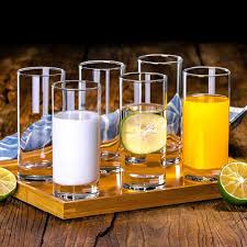 High Ball Juice Glass for Water and Refreshing Drinks – Tall Elegant Drinking Tumbler for Home, Kitchen, Dining, Restaurant, Café, Parties, and Everyday Beverage Serving