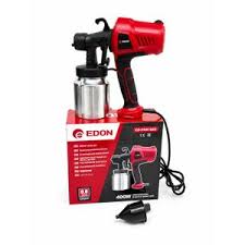 Edon 400W Electric Spray Gun with Durable Metallic Cap for Painting, Varnishing and Coating, Powerful HVLP Paint Sprayer for Home, DIY and Professional Use, Reliable Handheld Sprayer for Smooth Even F