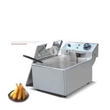 6L Single Deep Fryer with Chips Cutter Combo for Fast Food Preparation, Small Businesses, and Busy Home Kitchens – 2-in-1 Frying and Cutting Solution