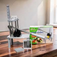 Chips Cutter with Top to Bottom Operation Design, Stable Table Placement Without Suction Feet – Manual Potato Cutting Machine for Restaurants and Kitchens