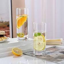 High Ball Juice Glass for Water and Refreshing Drinks – Tall Elegant Drinking Tumbler for Home, Kitchen, Dining, Restaurant, Café, Parties, and Everyday Beverage Serving