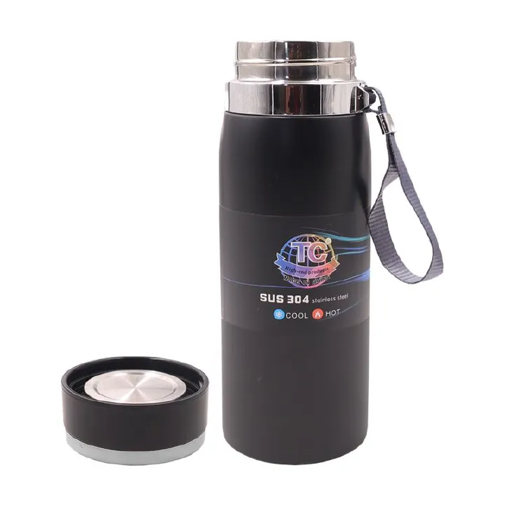TC 800ML 2-Layer Stainless Steel Vacuum Thermos Cup Travel Mug – Portable Vacuum Flask for Hot and Cold Drinks at Home, Office, and On the Go