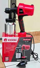 Edon 400W Electric Spray Gun with Durable Metallic Cap for Painting, Varnishing and Coating, Powerful HVLP Paint Sprayer for Home, DIY and Professional Use, Reliable Handheld Sprayer for Smooth Even F