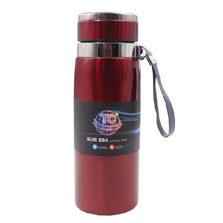 TC 800ML 2-Layer Stainless Steel Vacuum Thermos Cup Travel Mug – Portable Vacuum Flask for Hot and Cold Drinks at Home, Office, and On the Go