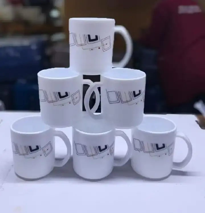 Sundabest 6-Piece Ceramic Mug Set – Quality Guaranteed Coffee and Tea Cups, Elegant Heat-Resistant Mugs for Hot Chocolate, Milk, Tea, and Daily Home or Office Use, Comfortable Grip Design