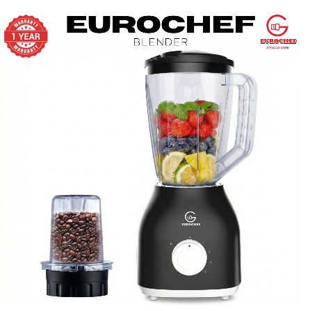SUPER SALE!! EUROCHEF 2 In 1, 650W, 4-Speed Blender with Grinder