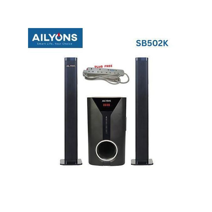 AILYONS 2.1CH, Bluetooth, FM Radio Sound Bar Speaker System + Extension