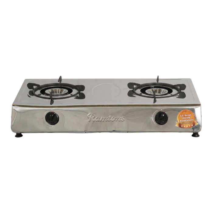 Ramtons RG/544 - 2 Burner Stainless Steel Table Top Gas Cooker