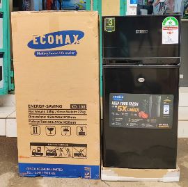 ECOMAX 108L  Frost Double Door Fridge + GIFTS