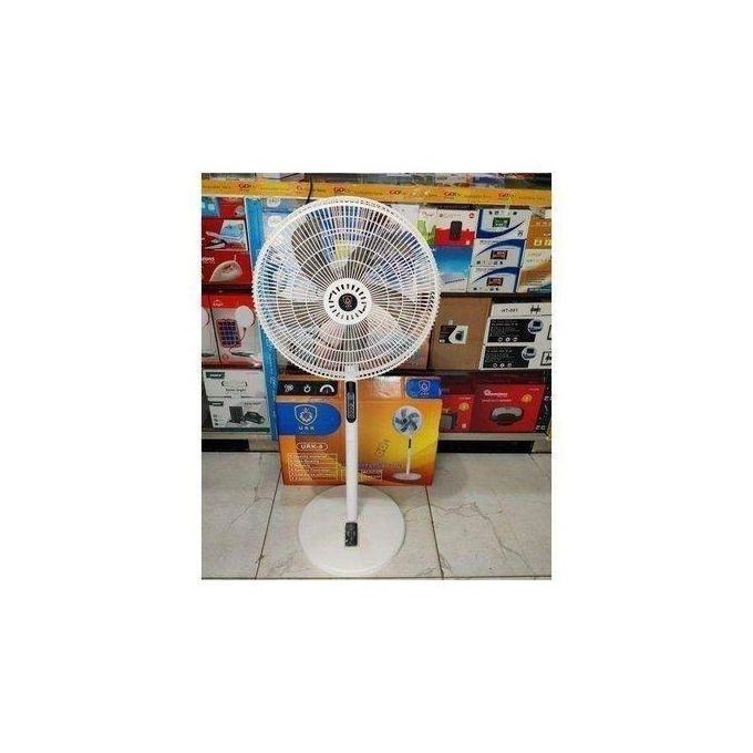 Euroken 16 Inch Floor Standing Fan with Remote - 5 Blades