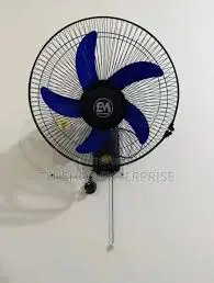 16-Inch Electromate Wall Fan High Speed Heavy Duty Electric Wall Mounted Fan Powerful Airflow Energy Efficient Motor Adjustable Oscillation Quiet Cooling Fan for Home Office Shop Bedroom and Commercia