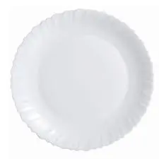 Dinner Plate Set of 6 – Elegant 10 Inch Ceramic Plates – Classic Round Serving Plates – Durable Kitchen Tableware for Home & Restaurant Use, Ideal for Main Meals, Rice, Pasta, Steak, Salad & Everyday