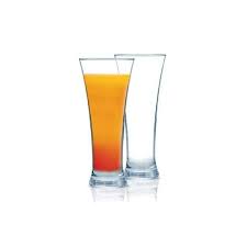 SUNDABESTS Set of 6 Water Juice Cocktail Glasses 330ml Elegant Clear Drinking Glass Cups for Juice Water Cocktails Soft Drinks Home Kitchen Dining Parties Restaurants Everyday Beverage Serving