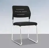 Executive Leather Office Waiting Chair High Quality Visitor Reception Chair Padded Cushion Durable Metal Frame Premium PU Leather Finish Comfortable Seating for Office Lobby Reception Meeting and Conf