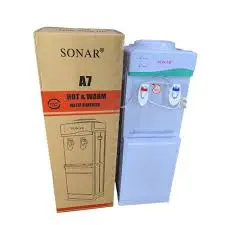 SONAR A7 Hot and Warm Water Dispenser Electric Top Loading Water Cooler Home Office Instant Heating Hot Water Machine Normal Water Tap Energy Efficient Countertop Design