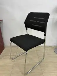 Executive Leather Office Waiting Chair High Quality Visitor Reception Chair Padded Cushion Durable Metal Frame Premium PU Leather Finish Comfortable Seating for Office Lobby Reception Meeting and Conf