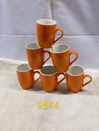 SUNDABESTS Elegant Tea Cups Set of 6 – Premium Black Ceramic Tea and Coffee Cups for Home, Office, Kitchen, Dining, Guests, Modern Table Serving, and Stylish Everyday Beverage Enjoyment