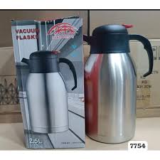 Sundabests Unbreakable 2.5L Vacuum Flask Large Capacity Stainless Steel Thermos for Hot & Cold Beverages – Insulated Tea & Coffee Jug Keeping Drinks Hot Up to 12 Hours for Home, Office & Travel Use