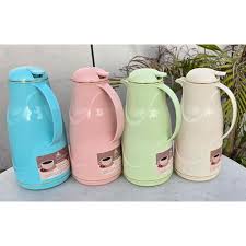 Sundabest 1.6 Litre Stainless Steel Vacuum Flask Thermos – Highly Efficient Double Wall Thermal Bottle for Keeping Tea, Coffee, Water Hot or Cold for Hours, Leak-Resistant Portable Design for Home, Of