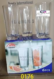 6 Pcs Sundabest Long Drinking Glasses Set Large Capacity Tall Water Glasses Durable Clear Tumblers Elegant Juice & Cocktail Glassware for Home Restaurant & Everyday Beverage Serving