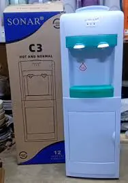 Sonar Dispenser C3 Hot and Normal Water Dispenser Compact Floor Table-Top Water Dispenser Home Office Dual Temperature Hot and Normal Water Single Unit Everyday Use