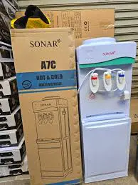 SONAR A7C Hot Normal Cold Water Dispenser Countertop Free-Standing Electric Water Cooler Fast Heating Cooling 3-Tap Design Energy Efficient Home Office Dispenser