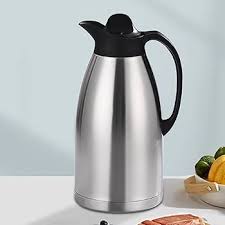 SUNDABESTS 3.0L Metallic Vacuum Flask Unbreakable Stainless Steel Hot & Cold Insulated Thermos Jug Modern Stylish Design Durable Long-Lasting Temperature Retention for Home, Office & Travel