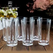 6 Pcs Sundabest Long Drinking Glasses Set Large Capacity Tall Water Glasses Durable Clear Tumblers Elegant Juice & Cocktail Glassware for Home Restaurant & Everyday Beverage Serving