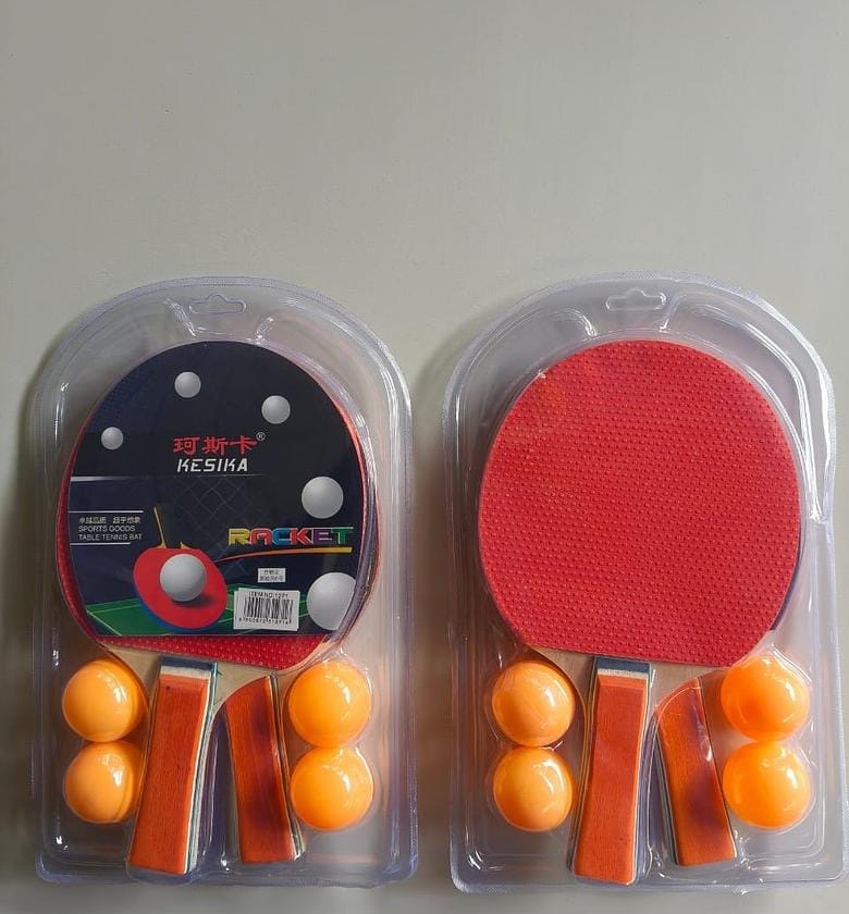 Table Tennis Set 2 Bats 4 Balls Ultimate Fun & Competitive Play Starter Kit for Family, Friends & Game Nights Durable High Quality Ping Pong Paddle Set for Indoor & Outdoor Excitement