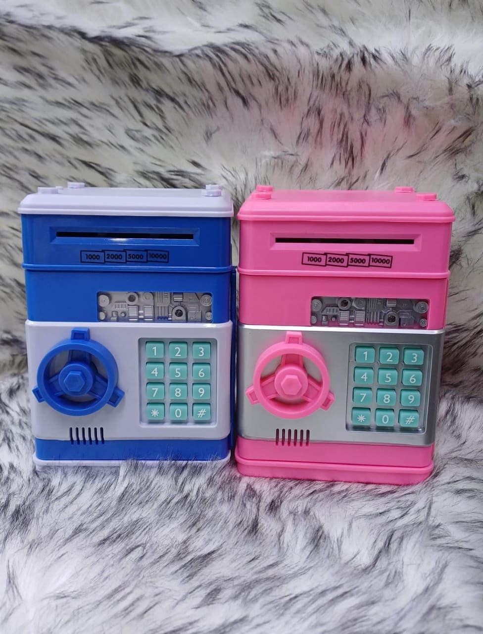 Secure Smart Piggy Bank With 4-Digit Password Lock Automatic Banknote Feeder & Coin Slot Fun & Safe Money Saving Box for Kids & Adults
