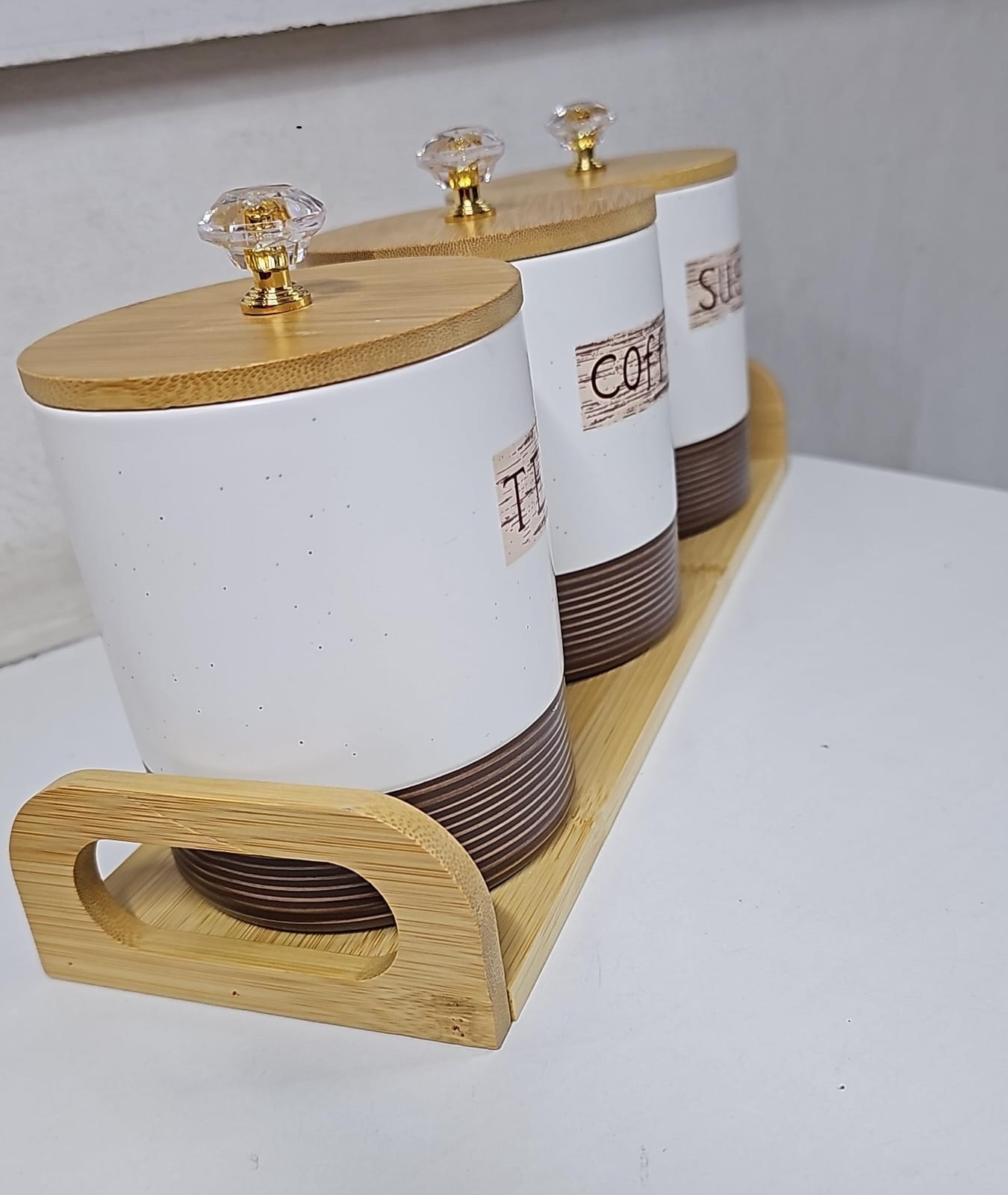 Customer offer 800ml coffee bean container, White black dot smooth ceramic sealed jar, Multifunctional food container, sealed candy cookie jar and 800ml for tea, beans