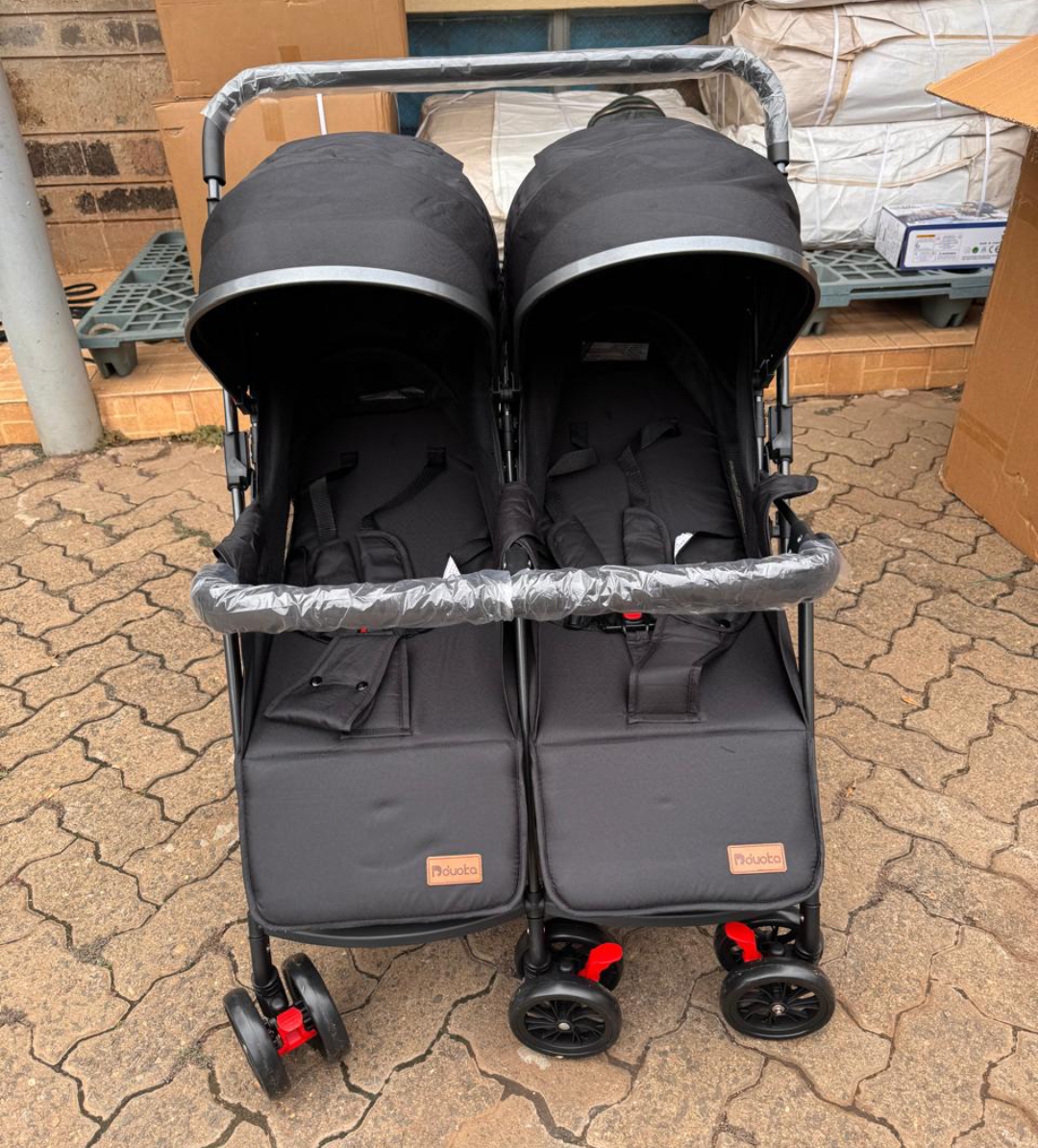 Quality Foldable Twins Baby Stroller – Comfortable Double Baby Pram with Spacious Seats & Easy-Fold Design