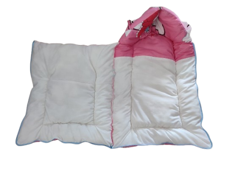 3-in-1 multifunctional baby sleeping bag, carry nest, and portable bedding mattress.Typically constructed from a breathable cotton blend with a plush microfiber or polyester cushioned filliing