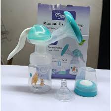 Momeasy Manual Comfort Breast Pump | BPA-Free Ergocare Design Momeasy Manual Breast Pump, a hand-operated, BPA-free