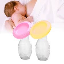 Silicone Breast Milk Saver & Manual Pump, which is a single-piece silicone device designed to catch leaking milk or provide gentle manual suction while breastfeeding.