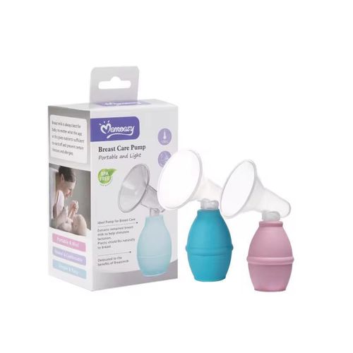 Silicone Breast Milk Saver & Manual Pump, which is a single-piece silicone device designed to catch leaking milk or provide gentle manual suction while breastfeeding.