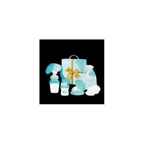 Momeasy Manual Breast Pump Gift Set.This all-in-one newborn nursing kit includes a manual breast pump along with several postpartum feeding and storage essentials its BPA free