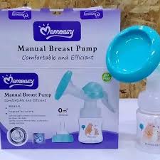Momeasy Manual Comfort Breast Pump | BPA-Free Ergocare Design Momeasy Manual Breast Pump, a hand-operated, BPA-free