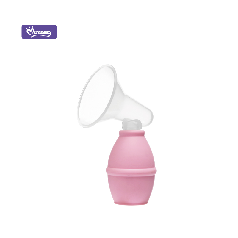 Silicone Breast Milk Saver & Manual Pump, which is a single-piece silicone device designed to catch leaking milk or provide gentle manual suction while breastfeeding.
