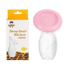 Silicone Breast Milk Saver & Manual Pump, which is a single-piece silicone device designed to catch leaking milk or provide gentle manual suction while breastfeeding.