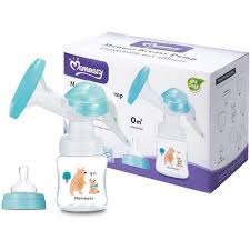 Momeasy Manual Comfort Breast Pump | BPA-Free Ergocare Design Momeasy Manual Breast Pump, a hand-operated, BPA-free