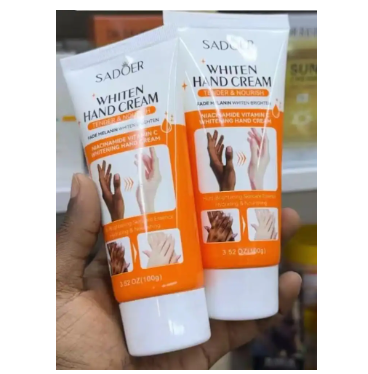 Whitening Hand Cream - 100g - Moisturizing Anti-Chapping All-Year-Long Hand Cream - Suitable for rough, dull and dry hand skin