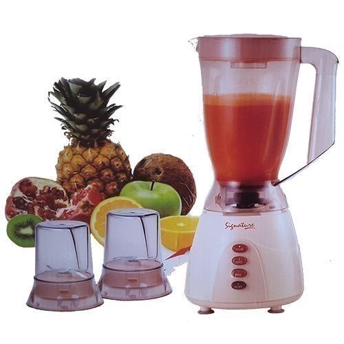 Signature 3 in 1 Blender 1.5L with Grinder & Chopper, Multi-Function Kitchen Blender, 3 Speed Control, Stainless Steel Blades, Unbreakable Jar, Affordable Blender Kenya