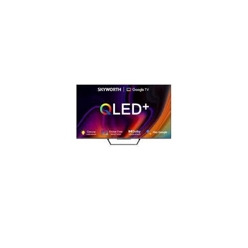 Skyworth 65 Inch 4K UHD QLED Smart Google TV Frameless | Dolby Vision, Dolby Atmos, WiFi, Netflix, YouTube, Chromecast, Voice Control HDR LED TV Kenya