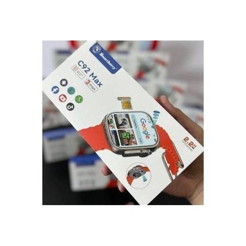 SmartBerry C92 Max Smart Watch 4G Network Android, SIM Card Slot, 4GB RAM 64GB ROM, WiFi Bluetooth Calling Watch, App Store Fitness Smartwatch HD Display