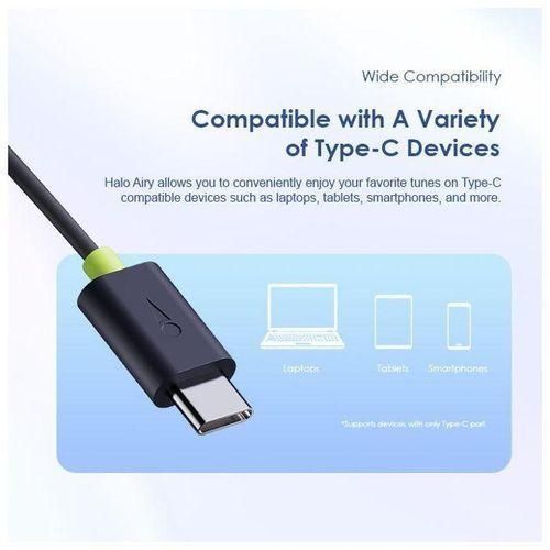 Oraimo Type-C Wired Earphones Stereo Bass Earbuds With Microphone Noise Isolation Handsfree Earphones For Samsung, Tecno, Infinix, Xiaomi Android Phones